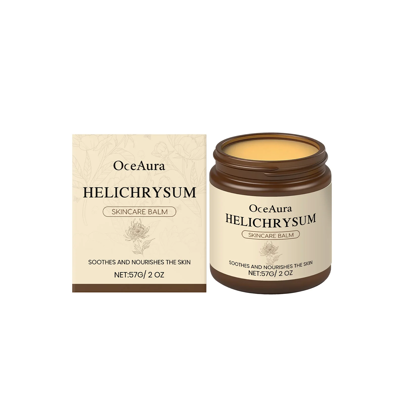 オーシェ アウラ ヘリクリサム スキンケア軟膏 モイスチャライザー（昼夜兼用）顔と体のケア用