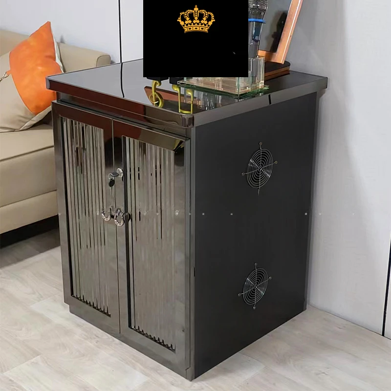 

KTV louver door power amplifier cabinet KTV song cabinet special song table home audio and video foot bath Karaoke cabinet box