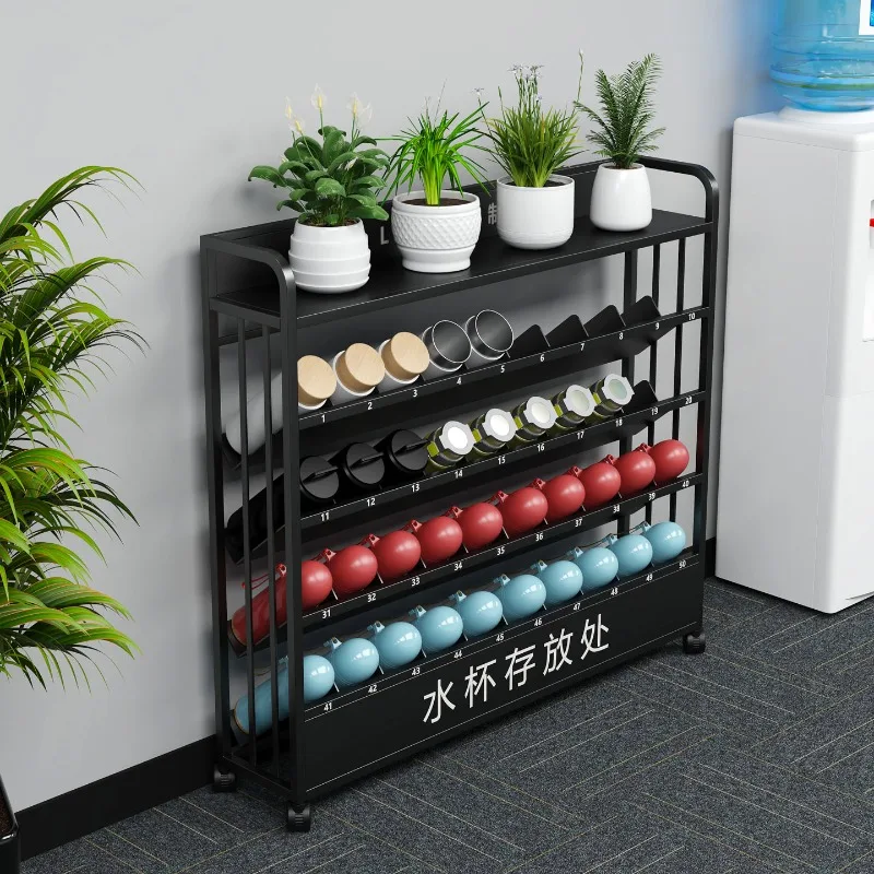 Water cup rack workshop canteen hospital school multi-layer non-slip cup creative rack tea room cup shelf