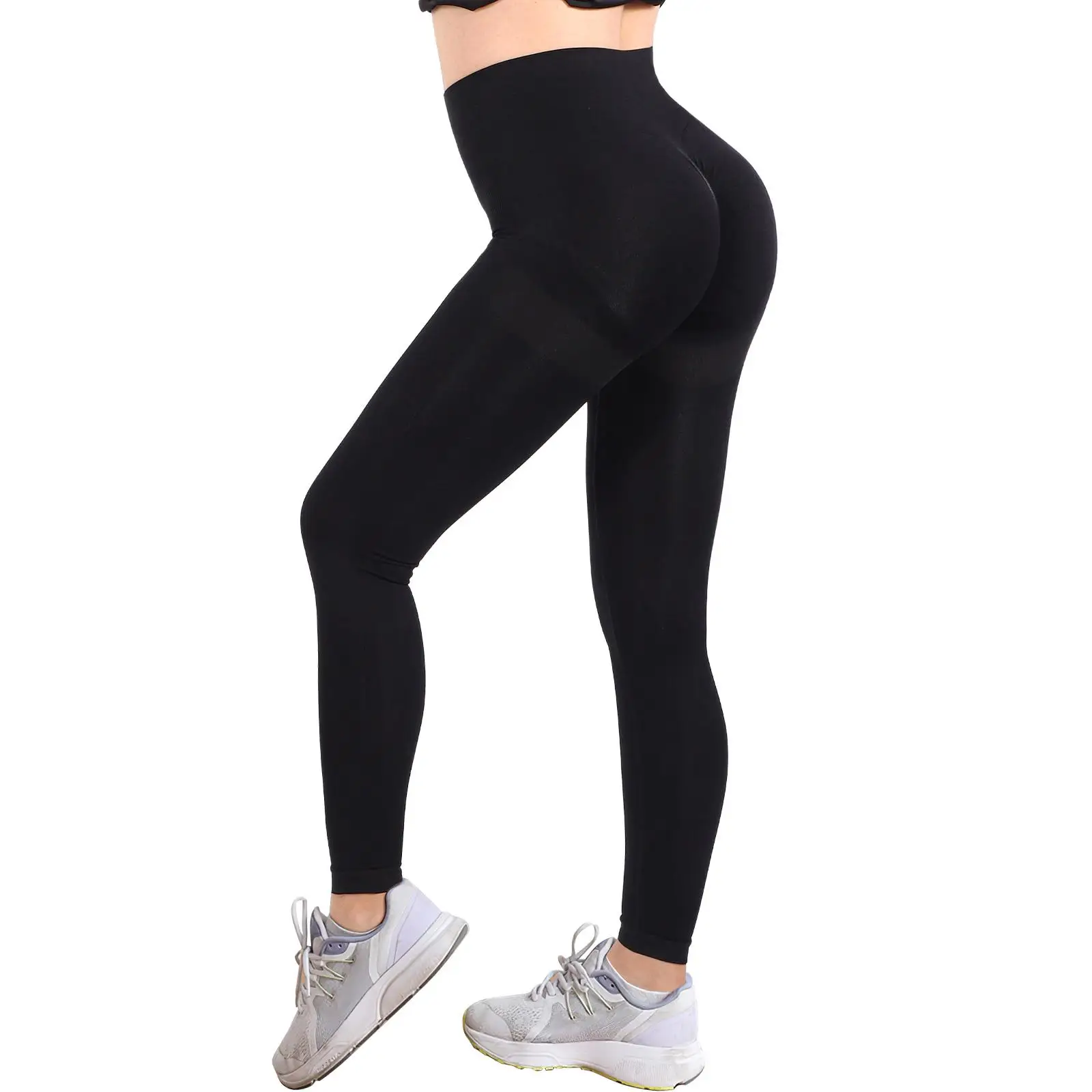 

Running High Waist Leggings Yoga Pants Work Gym Shorts Cotton Workout For Women