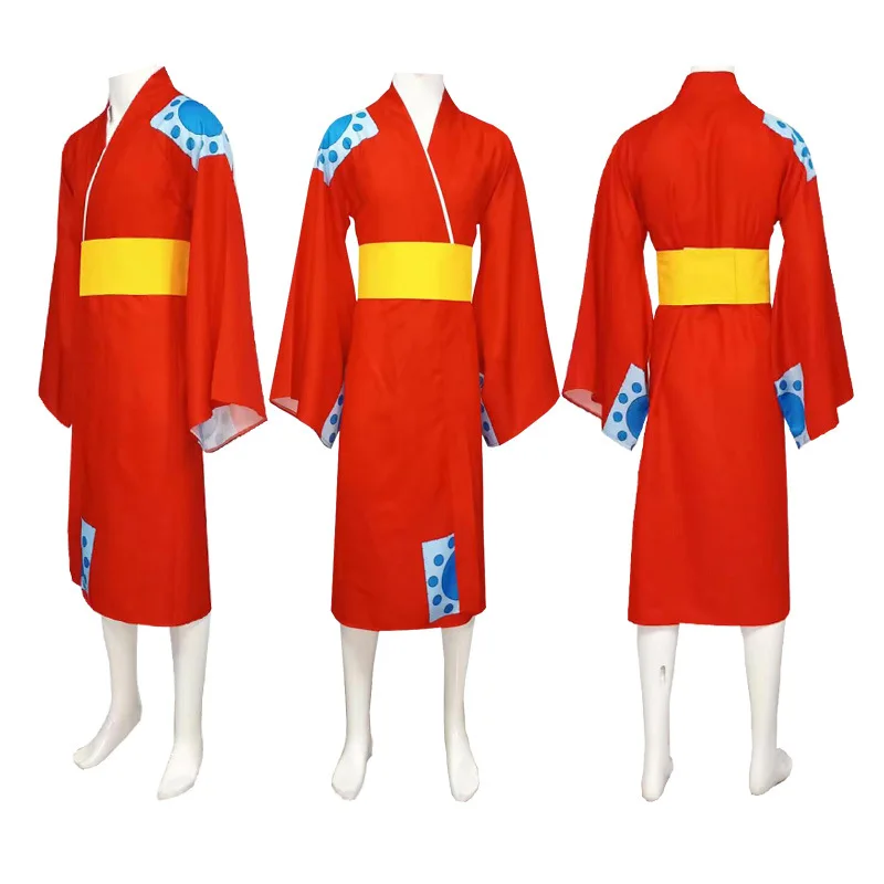 

Luffy Cos Suits Solon Trafalgar The Land of Beauty and Harmony Cosplay Bathrobe Japanese Nail Kimono Valorant Halloween Costume