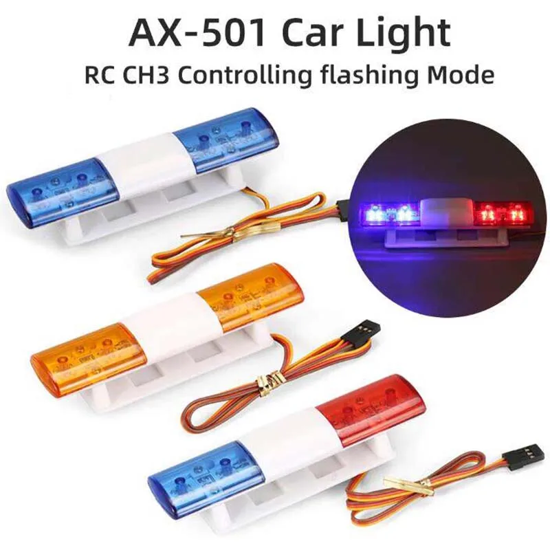 RC Car Modification Parts | Realistic Car Lights | 1/8 and 1/10 Scale Rock Crawler Multi-Function Lights