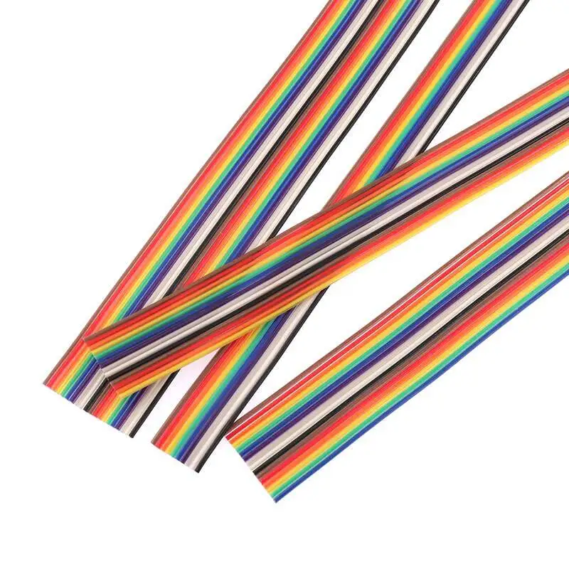 1 Stück FC-Kabel 1,27 mm, crimpbar, 2,54 mm grauer Stecker, Crimpkopf 8/10/16/20/26/40-64P – Detail 2