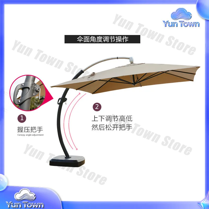 Large Outdoor Patio Umbrella for Columbus Garden Beach Villa Hotel Resort Backyard Shade Sun Protection