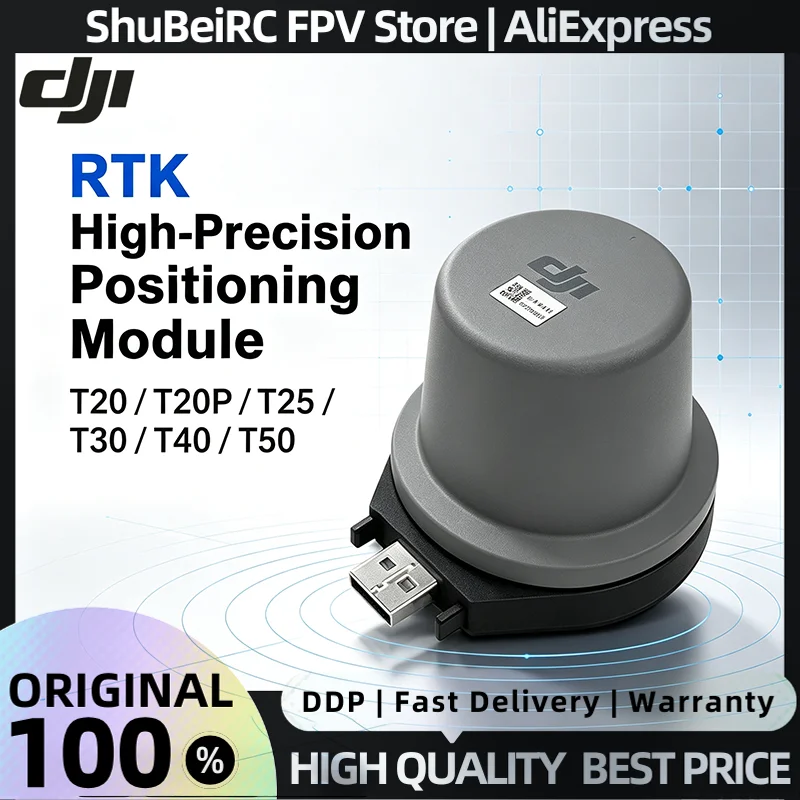 DJI RTK High-Precision Positioning Module 100%Original for DJI Agriculture Drone T20/T25/T20P/T30/T40/T50/FlyCart 30/FlyCart 100