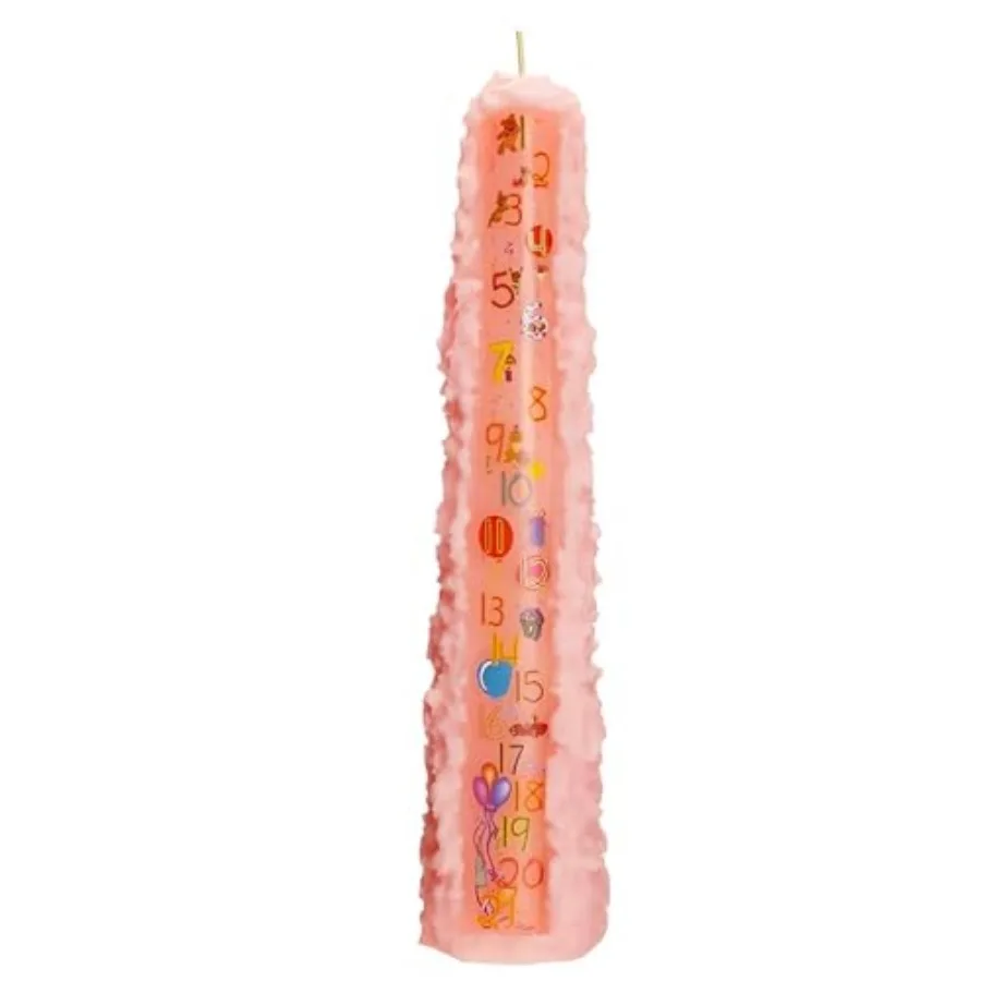 

Numbered Birthday Pillar Candle 1 to 21 , 15 Inch Round, Unscented Paraffin Wax, Approx 30 to 40 Hour Burn, Dripless Candle for