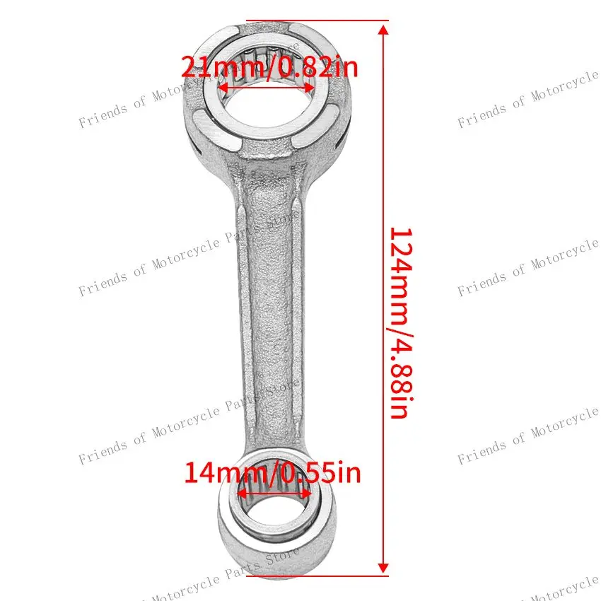 Boat Motor Connecting Rod Con Assy For Suzuki DT15 09263-14014 14022 Bearing 14x18x19.8 20051-000 Bearing 20x27x16