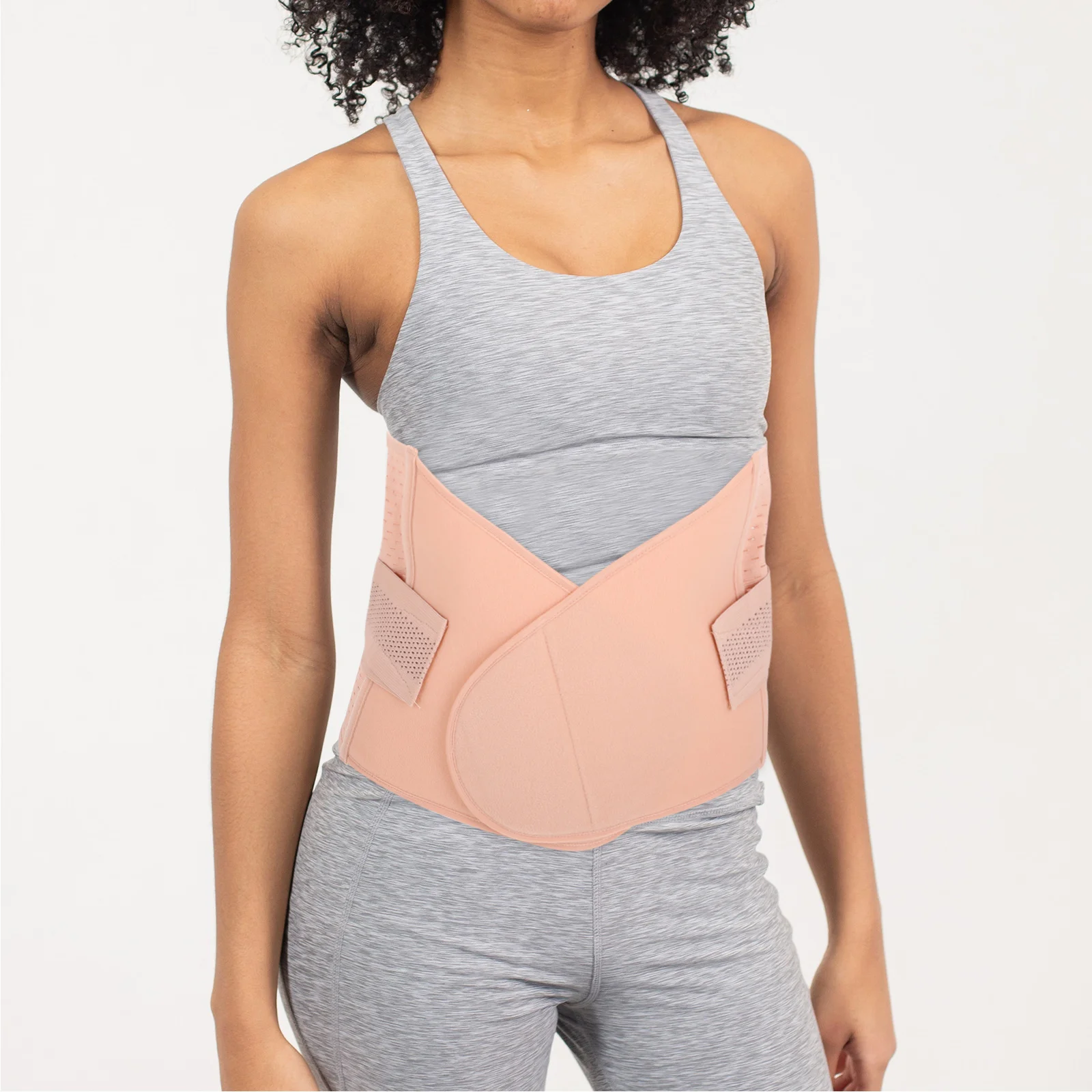 حزام خصر قابل للتنفس بعد الولادة، حزام دعم قابل للتعديل للتعافي وتشكيل آلام الظهر وتخفيف التخسيس بعد الولادة #6