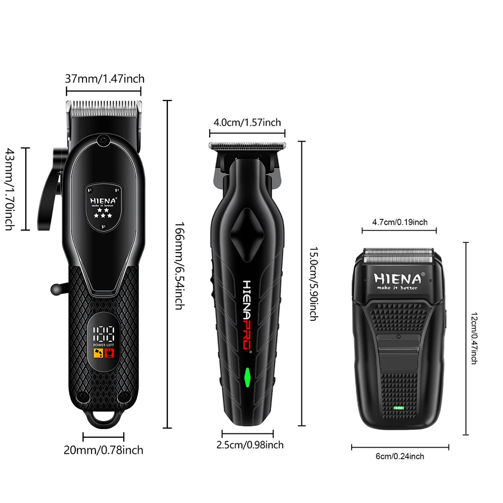 Professional USB charging hair clipper and shaver set,small machine easy to use,sharp trim,Suitable for home or outdoor use