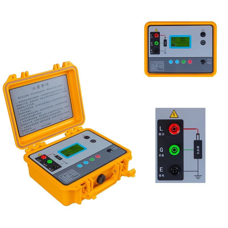 XHJY925S Automatic Measurement Internal Water Cooling Generator Digital Insulation Resistance Tester