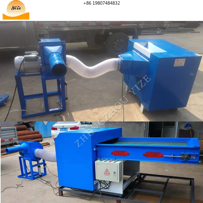 Automatic Cotton Yarn Opener Waste Filler Recycling Machine Polyester Fiber Pillow Stuffing