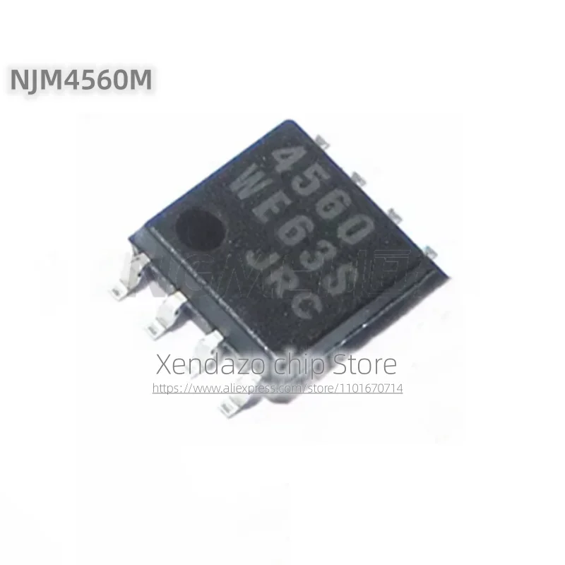 10pcs/lot NJM4560M JRC4560M 4560 SOP-8 package Original genuine Operational amplifier chip