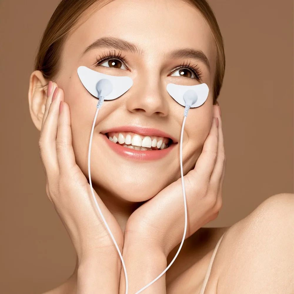 V-shaped Face Wrinkle Removal Facial Massager EMS Face Massager Low Frequency Pulse Crescent-shaped Beauty Instrument Remote