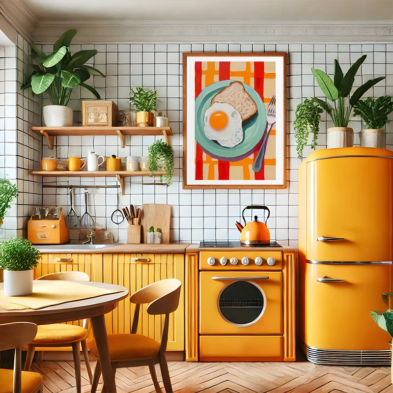 Soup Food Watercolor Hamburg Cheese Gyozas Donuts Sandwich Pie Poster Wall Art Pictures Canvas Painting Room kitchen Home Dec