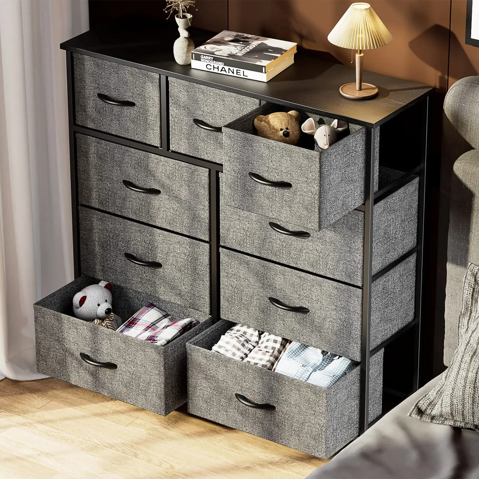 Floor-to-ceiling lockers against the wall Living room Large capacity multi-layer lockers Household clothing toy storage cabinets