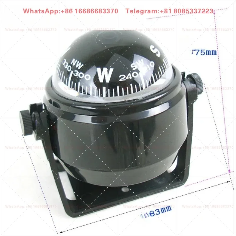 A90 Marine Magnetic Navigation Compass For Speedboat Yacht Vessel Waterproof Marine Navigation Direction Accessory