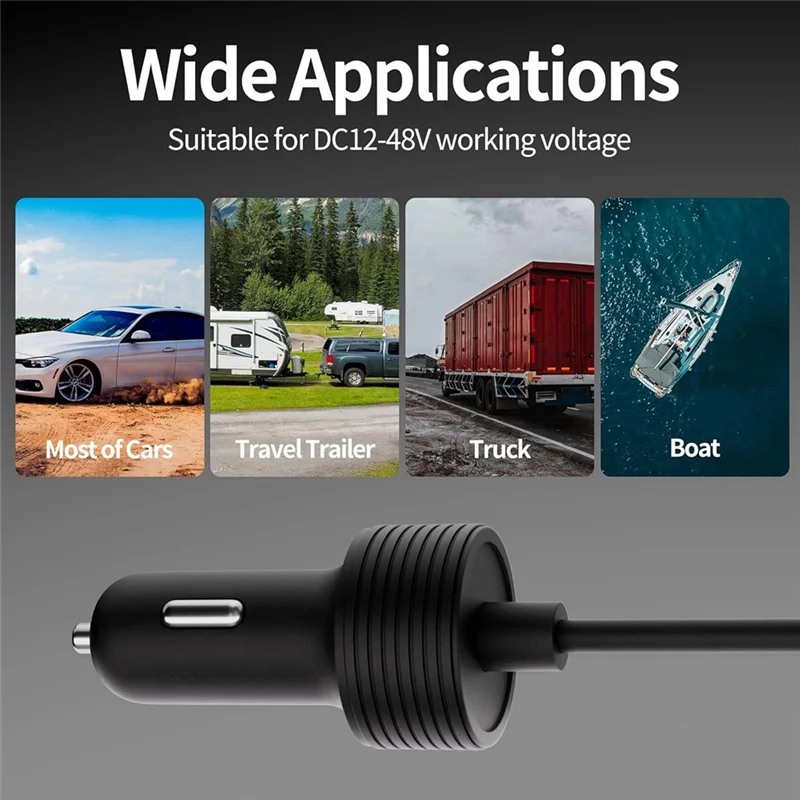 AW-Starlink Mini 3 в 1 кабель питания постоянного тока 10 футов разъем для сигарет и штекер питания постоянного тока шнур для Starlink Mini