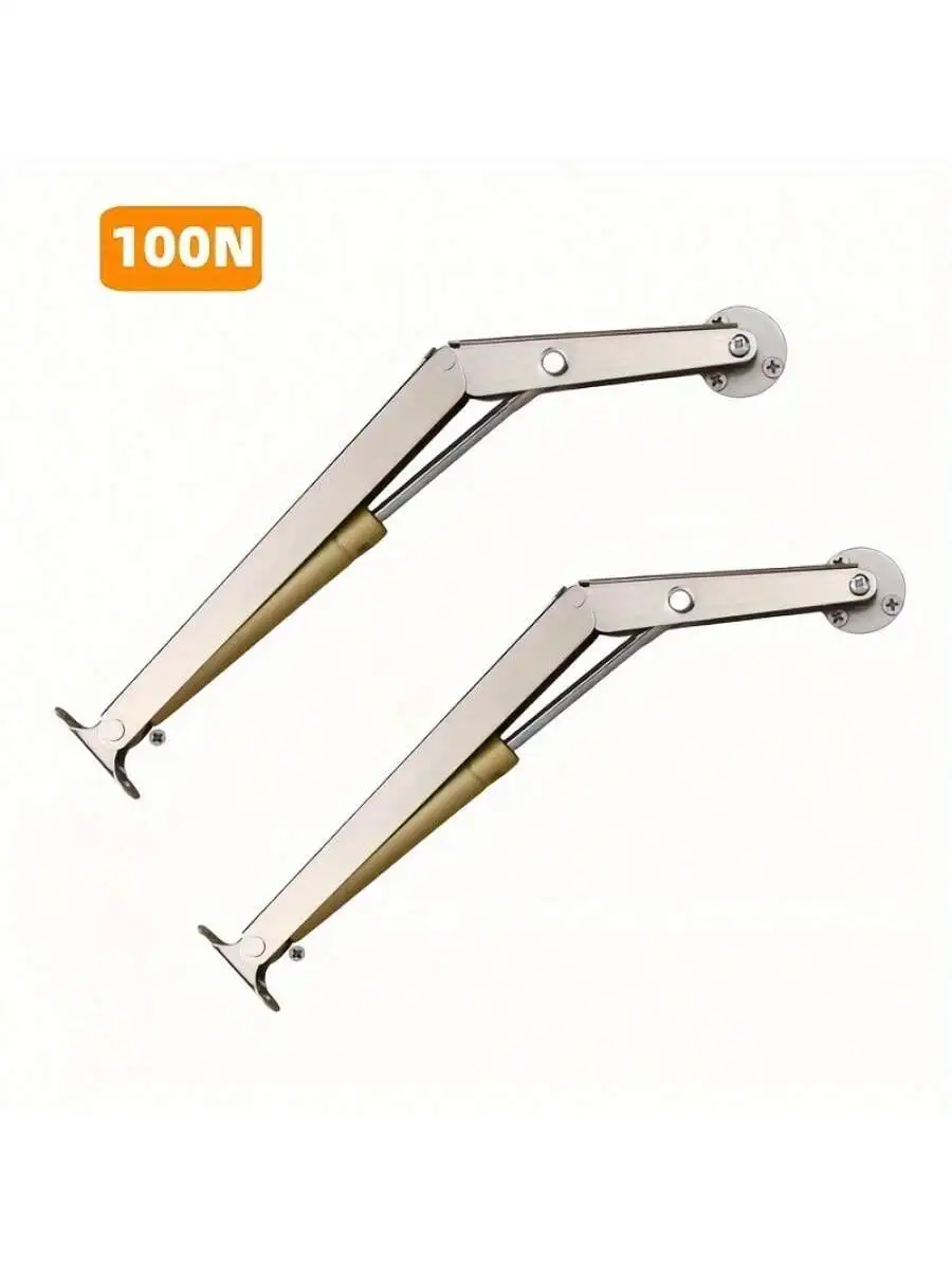 Ressorts à gaz robustes 10KG, 2 pièces, entretoises à gaz, charnières de Support de couvercle à fermeture douce, abaissement automatique lent, levage de couvercle pneumatique sûr