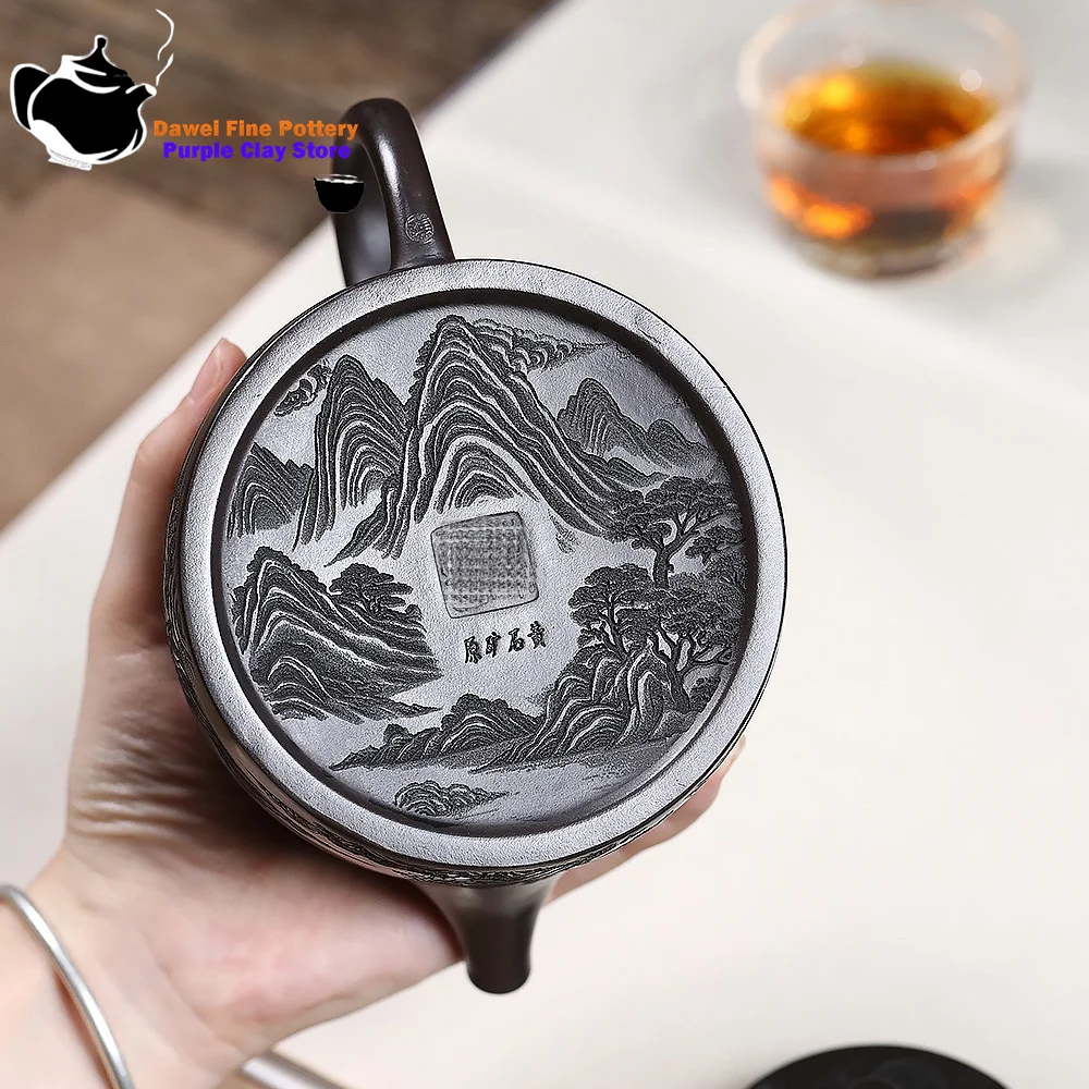 이싱 보라색 점토 찻주전자, 원래 광석, 노란 점토, 한 두 쿵푸 차 세트, 중국 찻주전자, 건강 냄비
