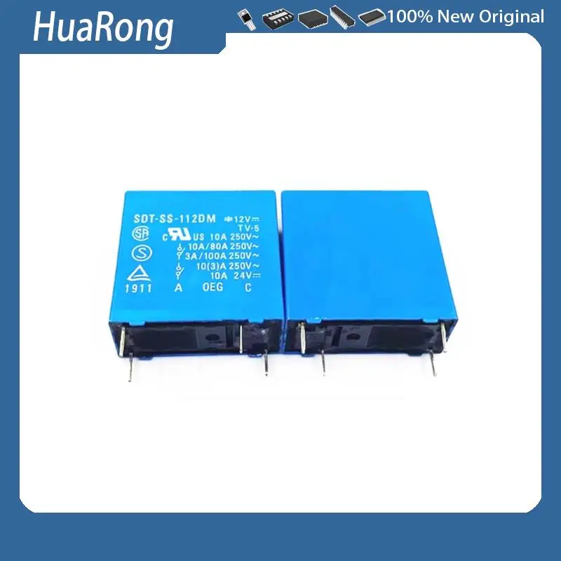 5Pcs/Lot   RUT-SH-112DM  15A  SDT-SS-112DM 12V  10A  4-PIN