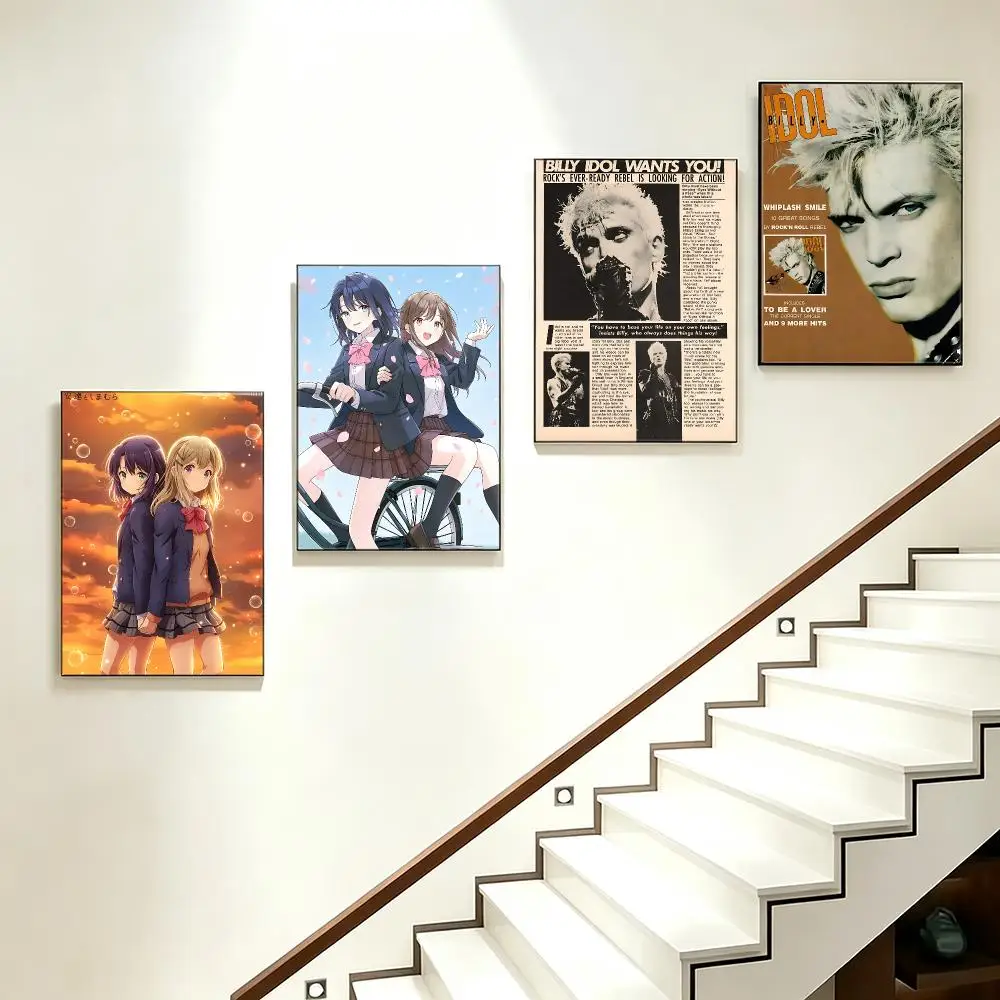 music Billy Idol Poster Poster HD  Printing Soothing and Cream Style Home Decor for the Living Room cafes Gift Giving