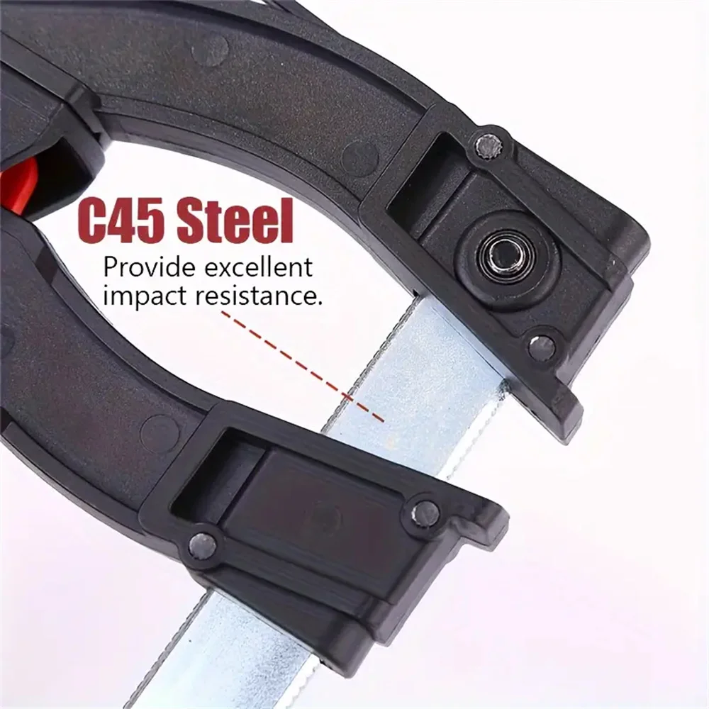 الثقيلة سريعة السقاطة F المشبك 100-300 مللي متر لقط المدى قبضة سريعة 120 درجة قابل للتعديل 60 كجم/132lbs قوة النجارة المشبك #4