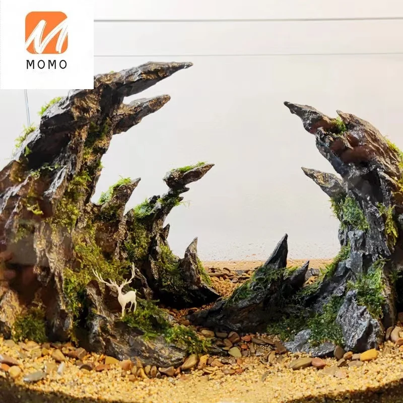 Artificial Resin Rockery Stone Aquarium Fish Tank Landscape Decoration Ornaments