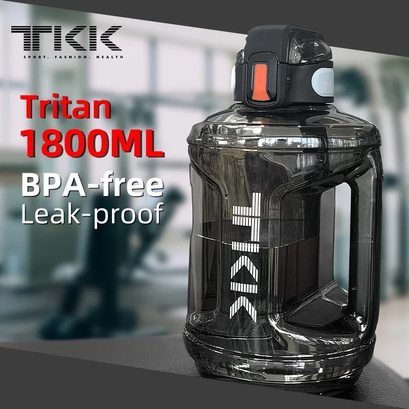 

TKK 2300ml Sports Water Bottle BPA-free Large Capacity Outdoor Tritan material Adult Travel Kettle Gym Fitness Jugs