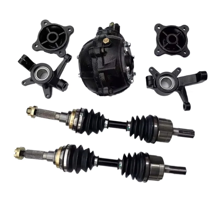 Suitable for Modified Kart Accessories 4WDATV Front Drive Kit Tooth Bag Ball Cage Drive Shaft Croissant Flange
