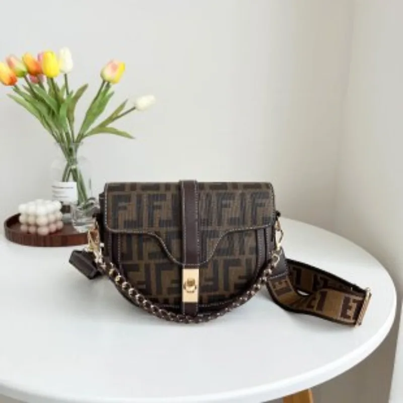 Borsa in stile francese distinta Nuova collezione 2025 - Borsa a tracolla alla moda squisita di fascia alta per donne di lusso leggere