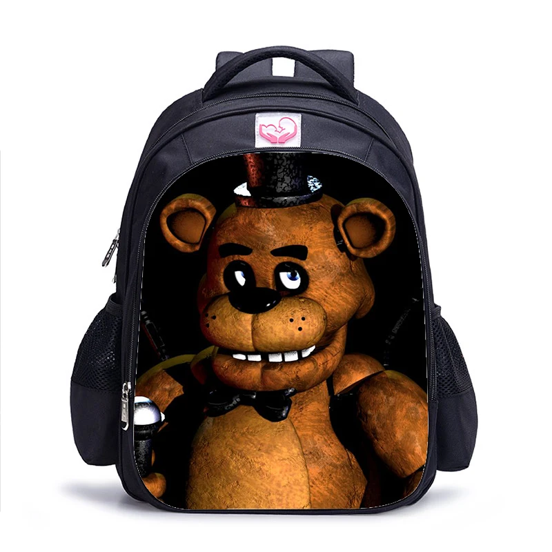 16 Inch FNAF Backpack For Teen BEAR Primary Backpack Boys Girls School Bags Backpacks Kids Cartoon Mochila Sac A Doc