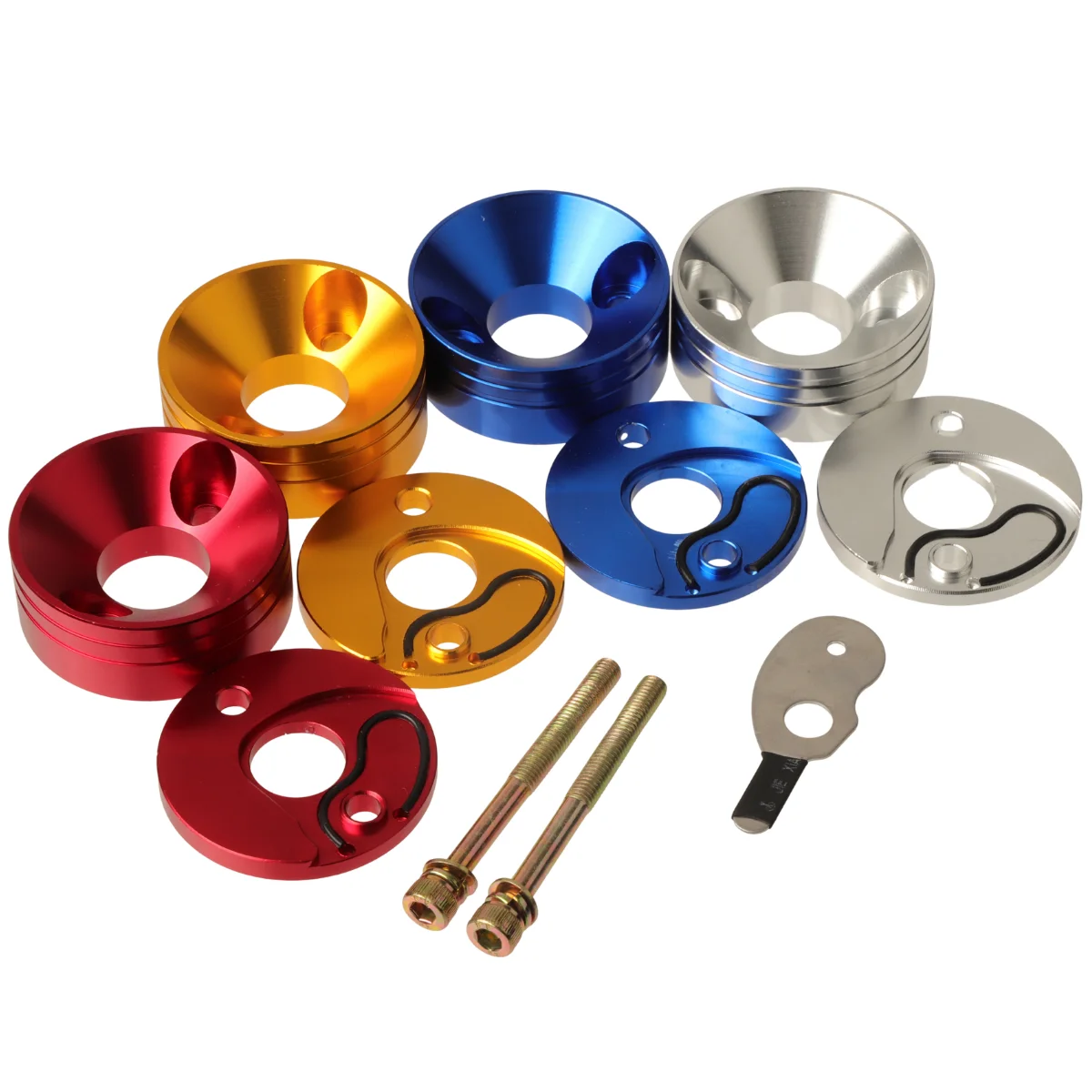 Carb Air Filter Spacer Connector CNC Machined For 23-49cc Goped Big Foot Blade Scooter Minimoto Pocket Bike Mini Trail ATV