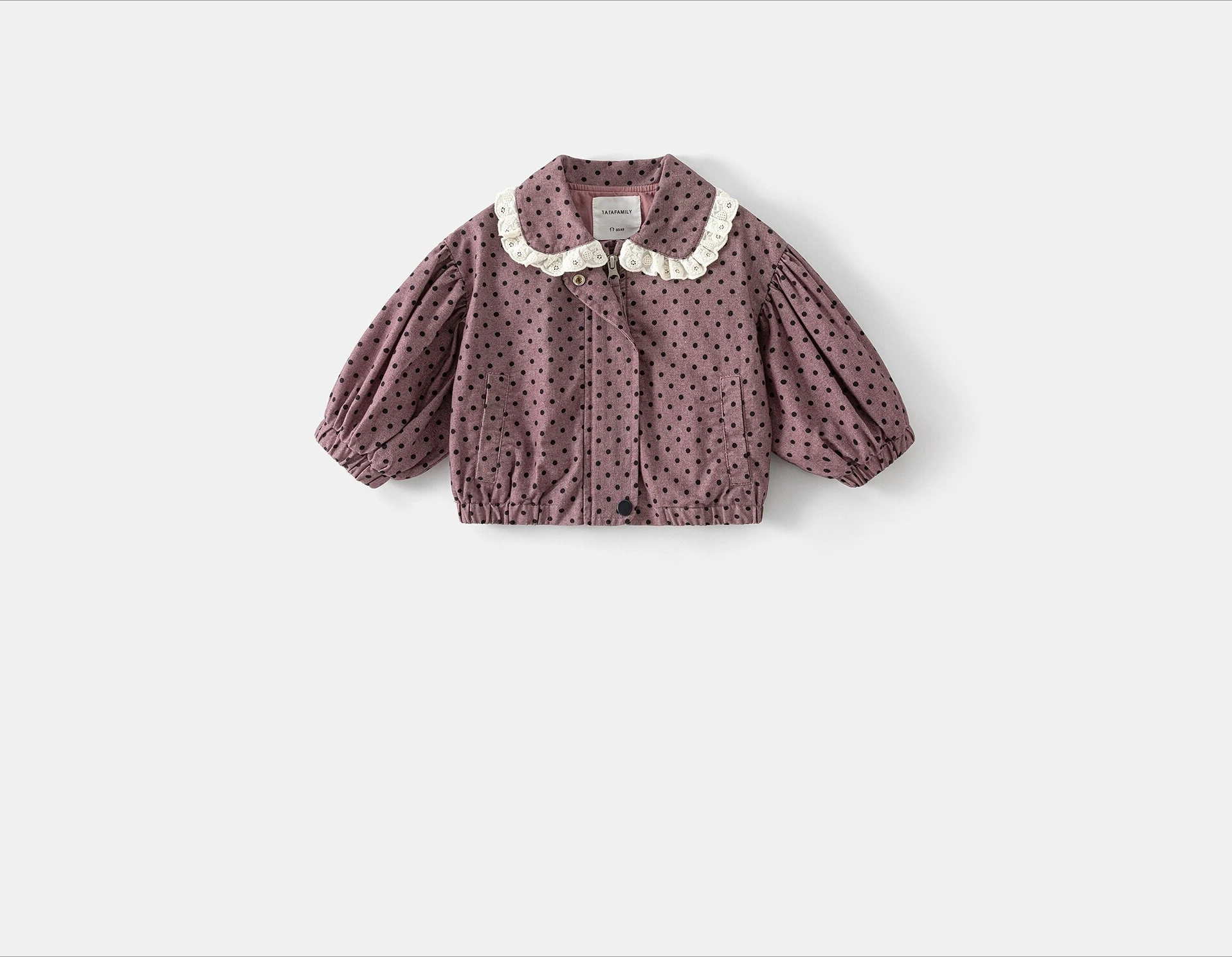 Girls Outerwear Autumn 2026 Spring and Autumn New Item Waffle Cute Hooded Cardigan Long Sleeved Baby Lace Top