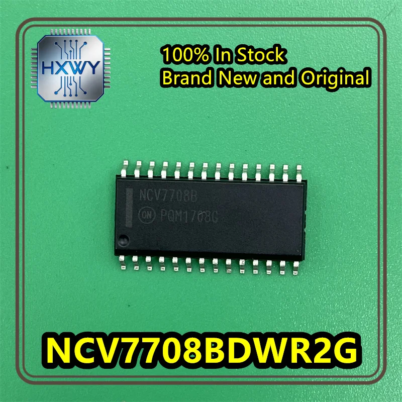 (5/20 Units) NCV7708BDWR2G NCV7708B SOP28 Power Management Control Driver IC for Air Conditioner Control Board Brand New