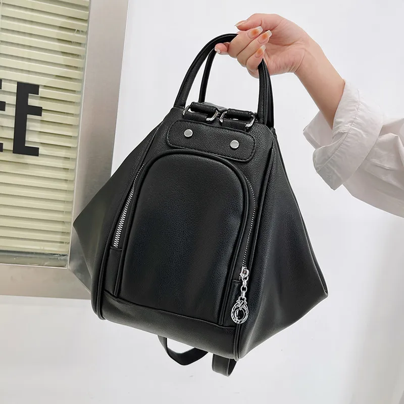 Fashion Women Backpacks Pu Leather multifunctional Shoulder Bags Designer Female School Bags for Teenager Girls Travel Daypack