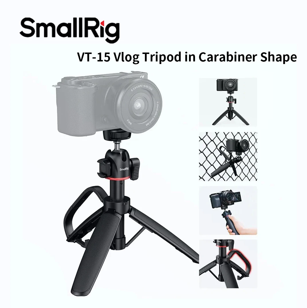 SmallRig VT-15 Vlog Tripod in  - Lacrosse Stick Head ulasan dan harga
