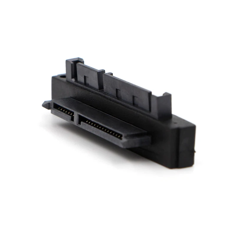 90 Degree Right Angled SATA 22Pin 7+15 Male to SFF-8482 SATA 22 Pin Female Port Adapter Card for SATA HDD SSD Right/ Left Hot image 5