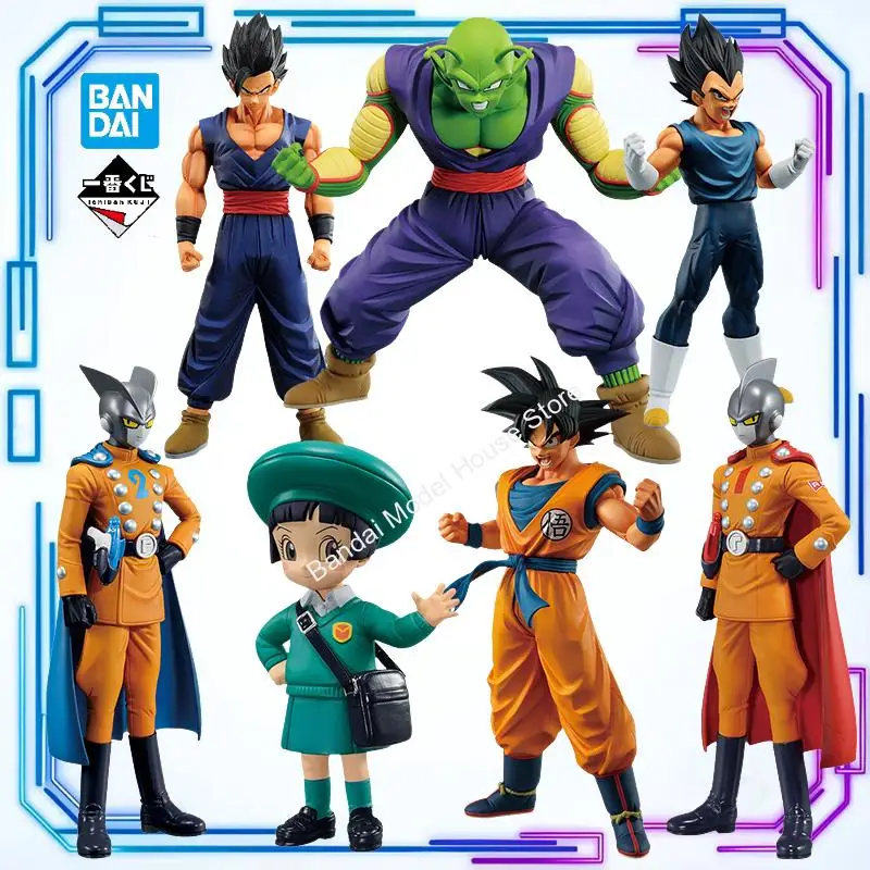 En Stock, Figuras de Acción de Anime de Bandai Dragon Ball Ichiban Super Hero, Son Gohan, Piccolo, Goku, Pan, Gamma, Shenron, Vegeta