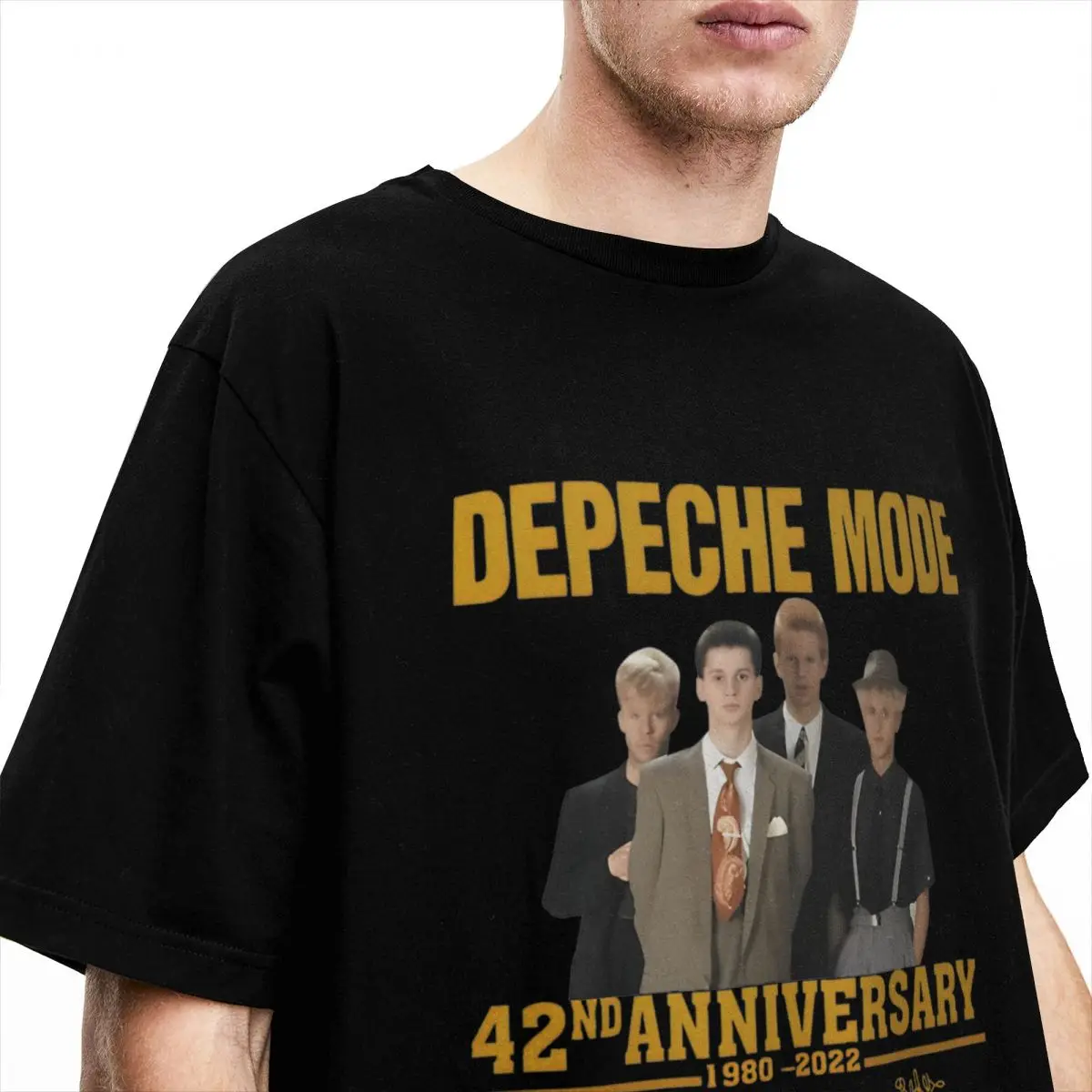 The Musician Depeche Modes Live Memories 2024 World Tour T Shirts Merch Men Women Cotton Novelty T-shirt Short Sleeve Clothing