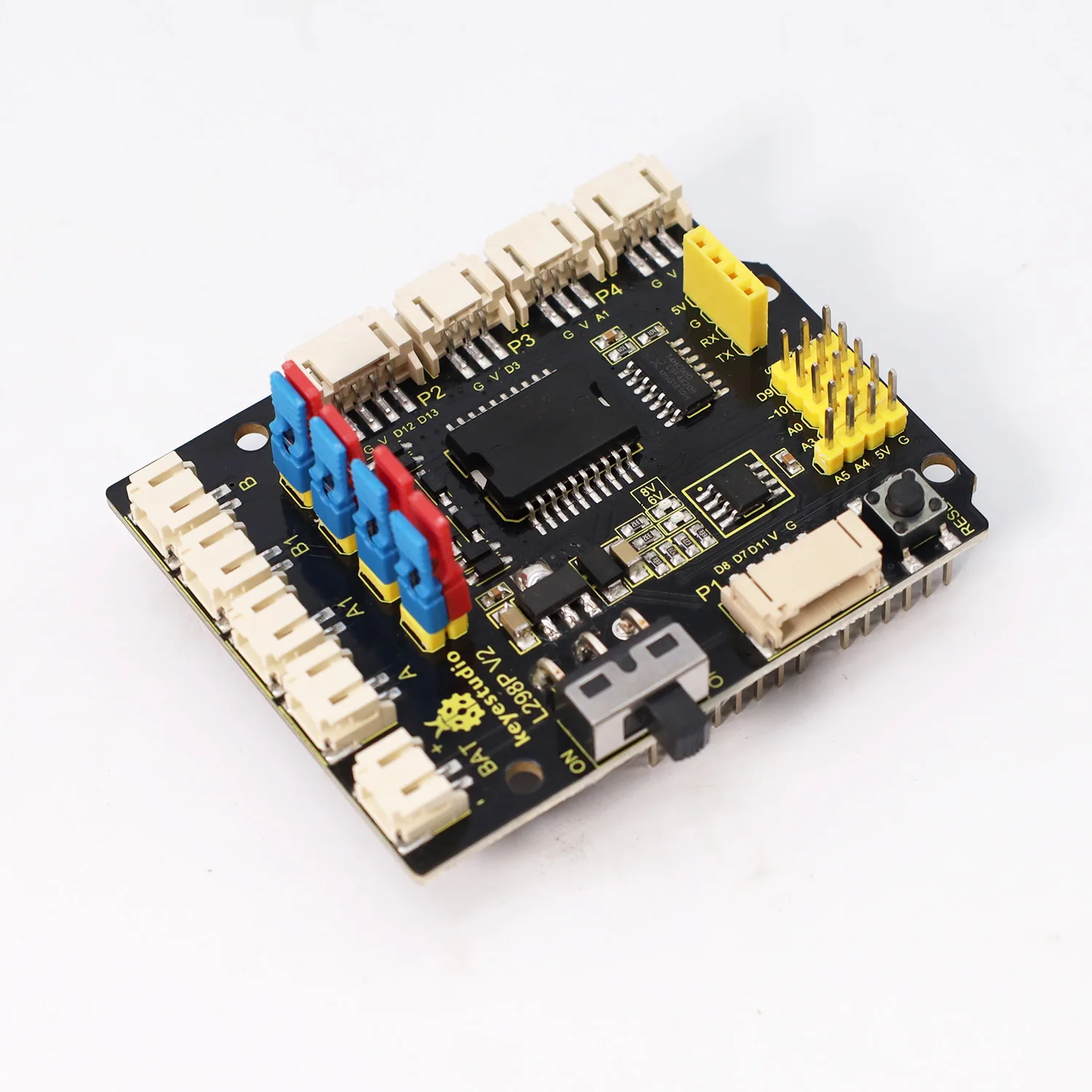 Keyestudio Quick Connectors Motor Drive Shield V2 for Arduino Robot Programming DIY Kit Expansion Board