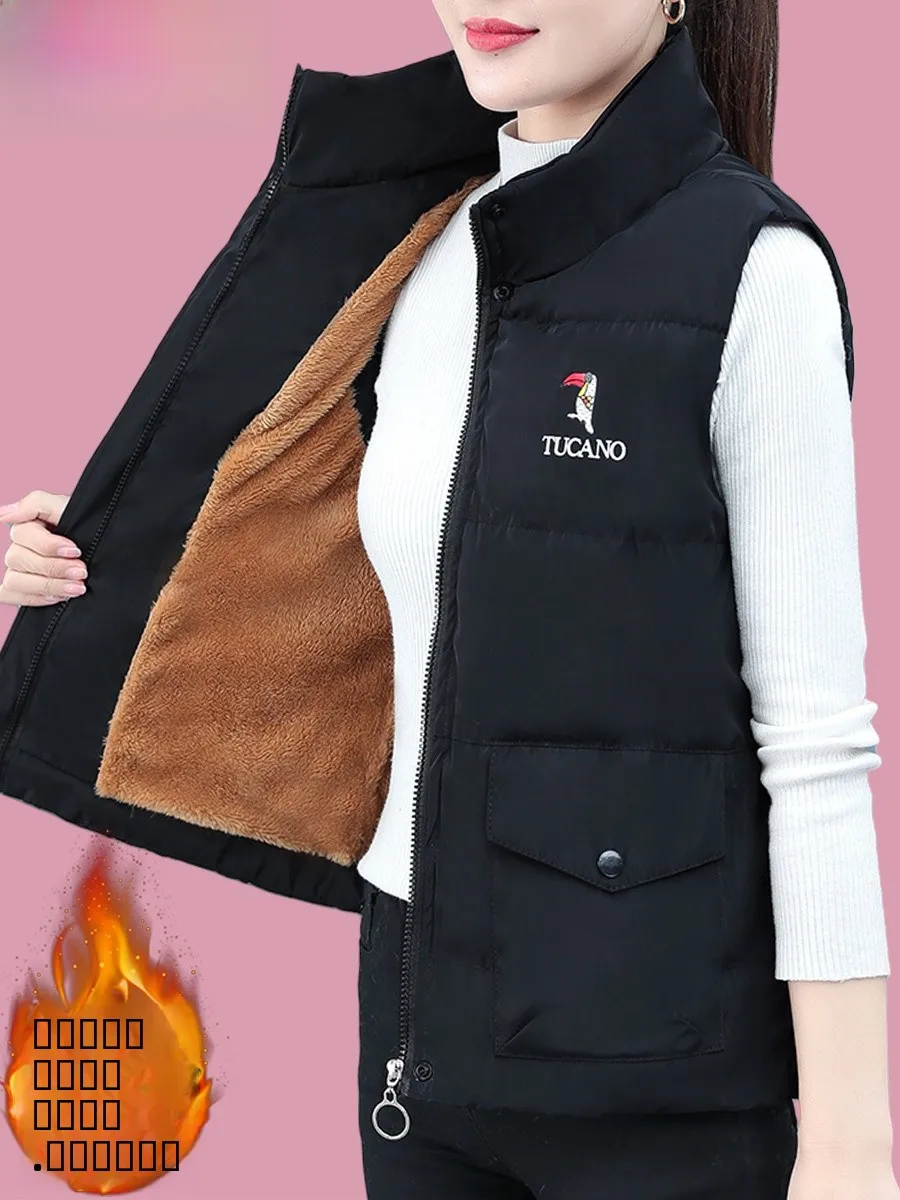 

Жилет TUCANO Faion для женщин среднего возраста, зимний, на флисовой подкладке, с молнией, из полиэфирного волокна