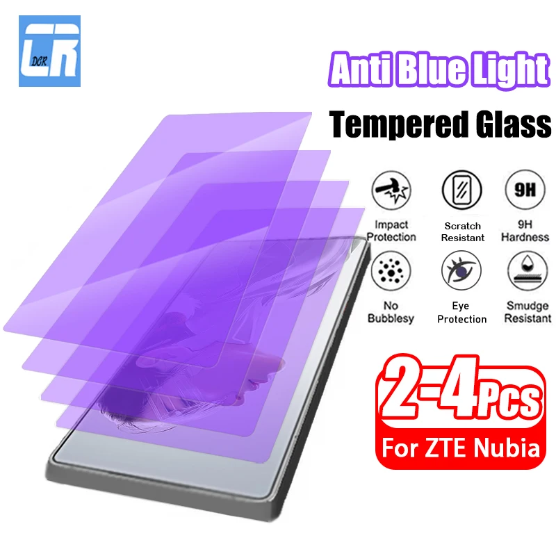 

Защитное стекло от синего света (2-4 шт.) для ZTE nubia RedMagic 11 10 Air, защитная пленка для экрана RedMagic 11 10 10s 9 9s Pro+