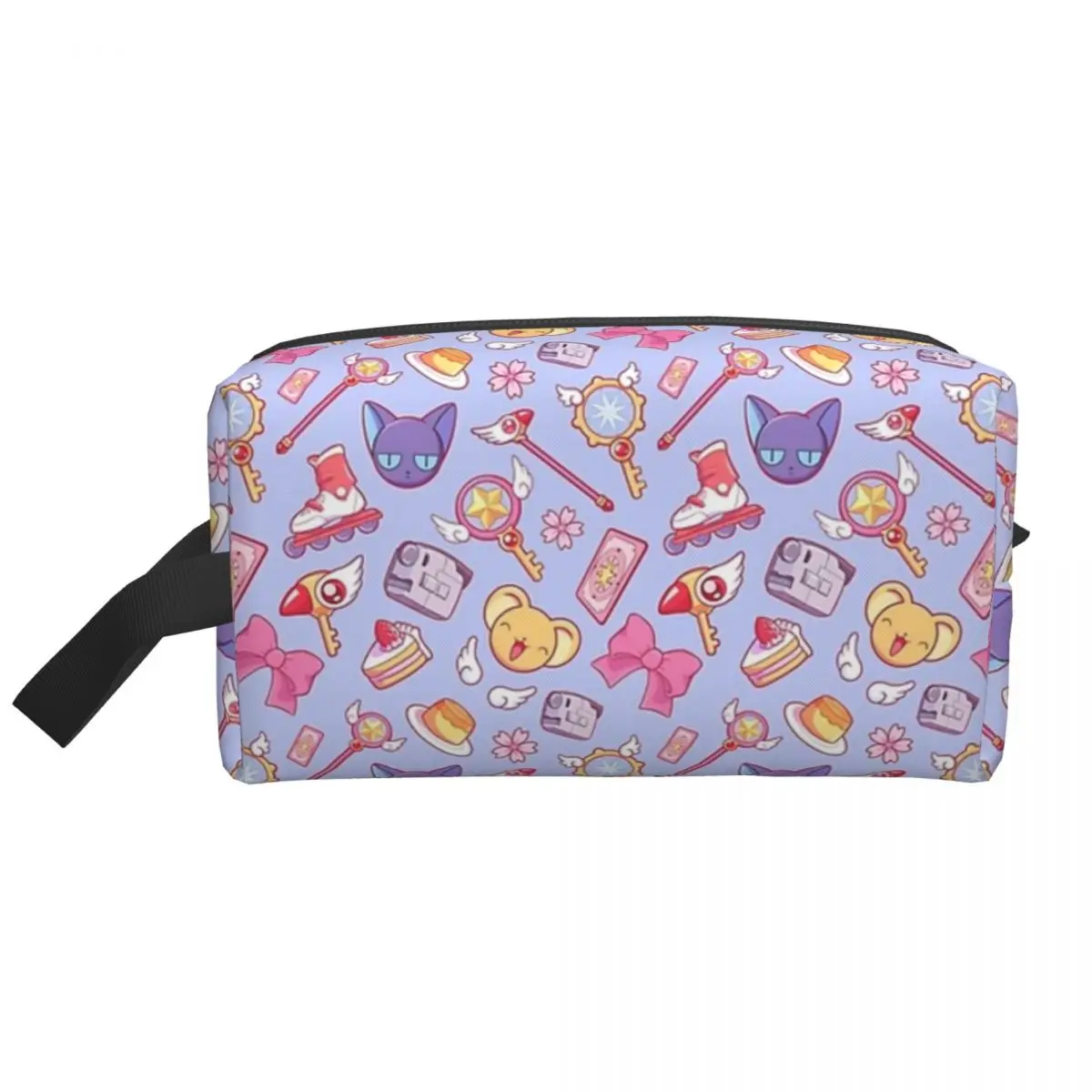 

Косметичка Sakura Card Captor - Violet для женщин, дорожный органайзер для макияжа, сумка для туалетных принадлежностей, пенал, коробка для хранения