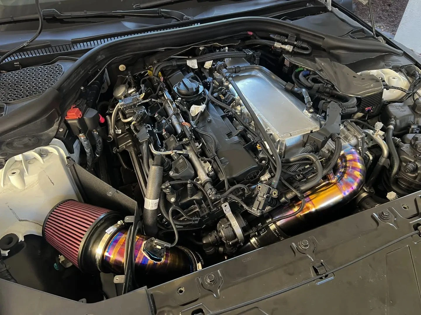 Best Titanium Intake Kit for BMW B58 GEN2 G42 M240i G20 G21 M340i G22 G23 G26 M440i High Flow Design New Condition