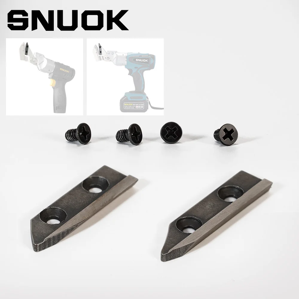 

SNUOK 1 Set Electric Scissors Tip Replacement Head 10.8V 18V Tin Shears Replacement Blades DC53 Mold Steel Power Tool Accessorie