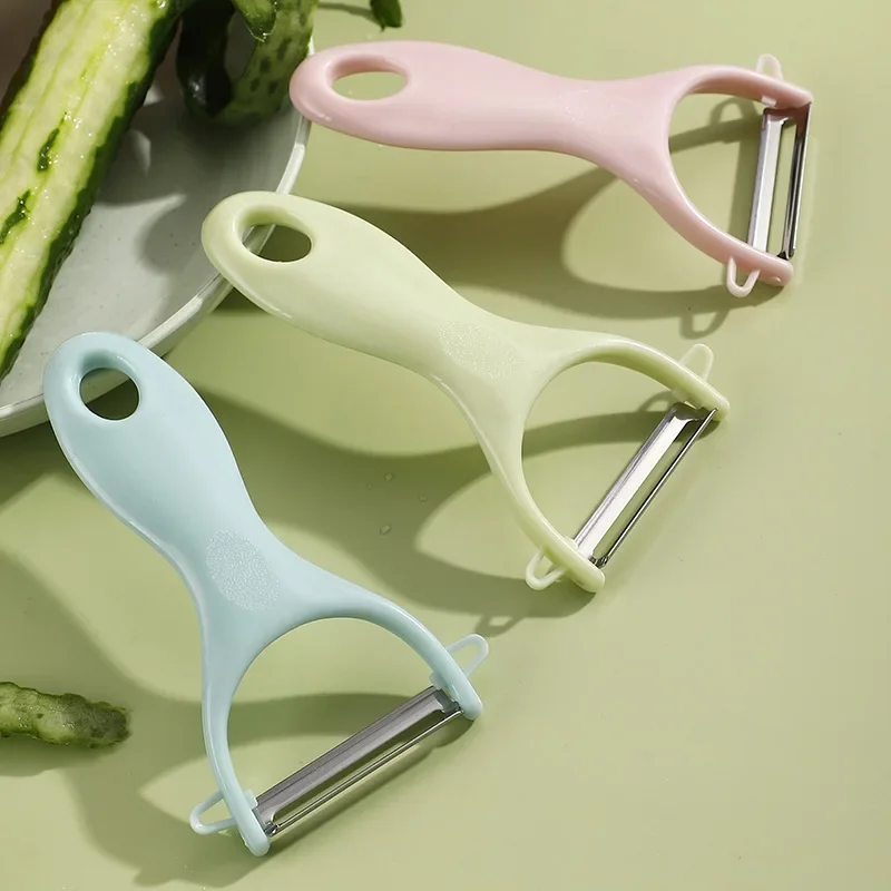 Pelador de frutas de acero inoxidable, pelador de patatas, cuchillo de fruta, herramienta de fruta, utensilios de cocina, electrodomésticos para Cocina