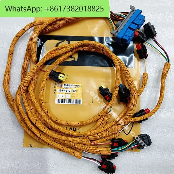 Excavator spare parts 296-4617 Wire Harness For CAT  Engine C6.4 Excavator E320D E323D Engine Wiring Harness 2964617