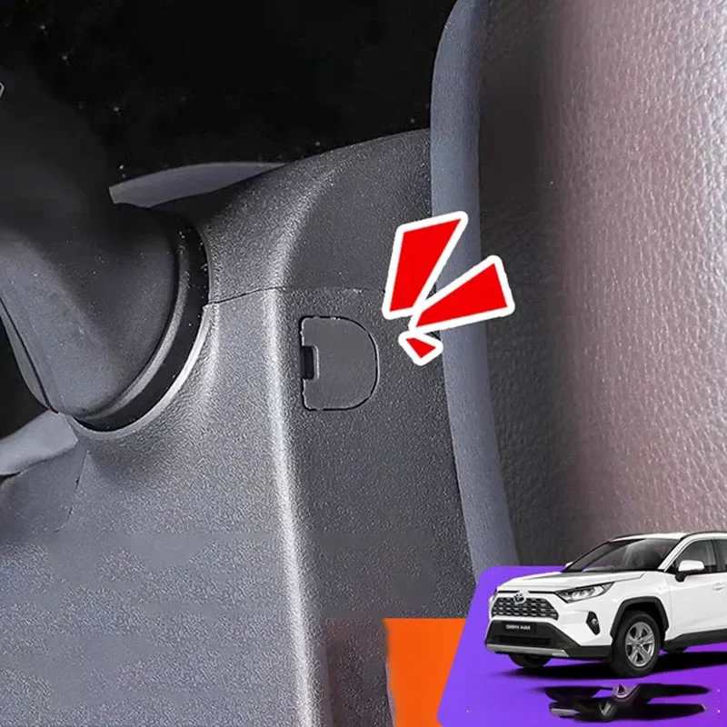 

New For Toyota Sienna/Gravia/Corolla/Venza/RAV4 Crown Interior Accessories 2Pcs Car Steering Wheel Screw Cover Protective Cover