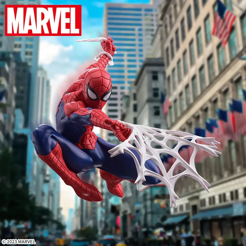 Original Sega Marvel Universe Luminasta Spider-Man Spider-Gwen