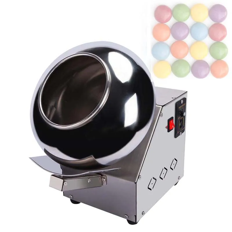 Automatic Coating Polishing Machine Small Sugar Film Coating Pan Machine For Tablet Chocolate Dragee Peanut